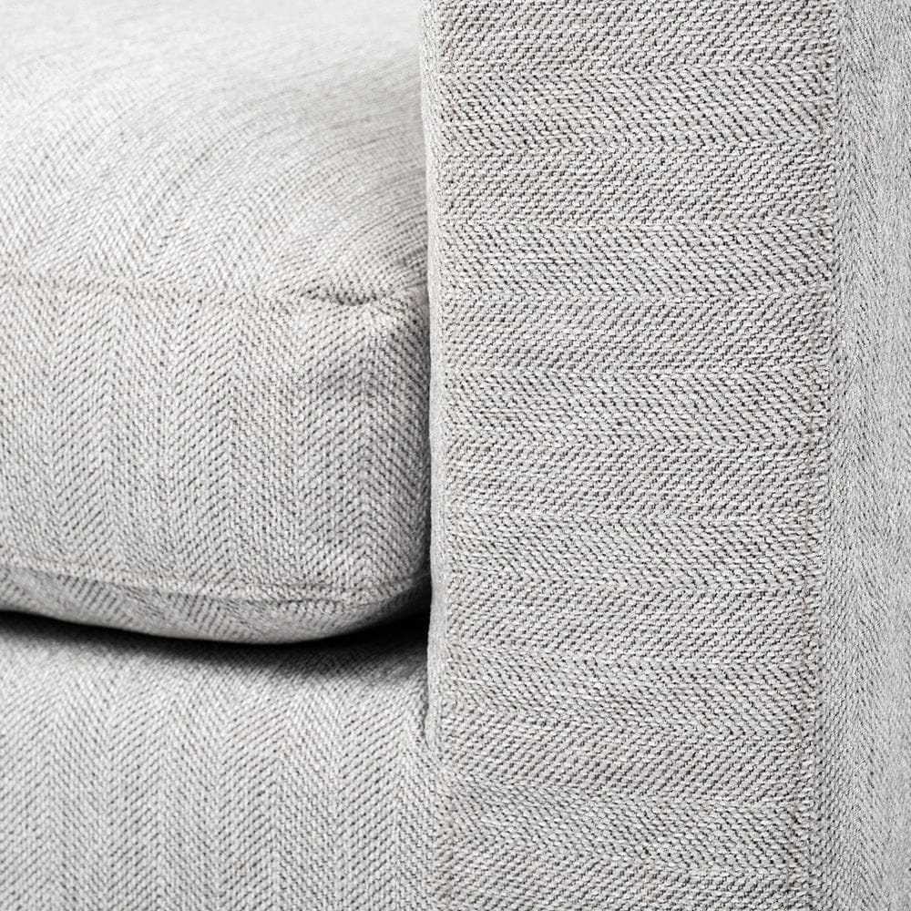 Mercana - Denly II 92.5 X 38.25 X 34.5 Frost Gray Slipcover Three Seater Sofa - 68722 view 4