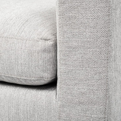 Mercana - Denly II 92.5 X 38.25 X 34.5 Frost Gray Slipcover Three Seater Sofa - 68722 view 4
