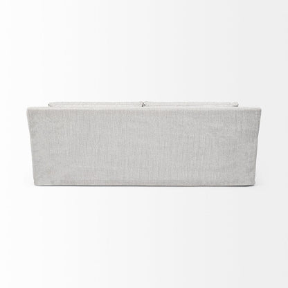 Mercana - Denly II 92.5 X 38.25 X 34.5 Frost Gray Slipcover Three Seater Sofa - 68722 view 9