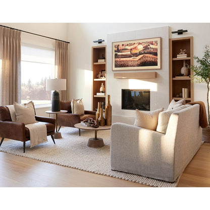 Mercana - Denly II 92.5 X 38.25 X 34.5 Frost Gray Slipcover Three Seater Sofa - 68722 view 10