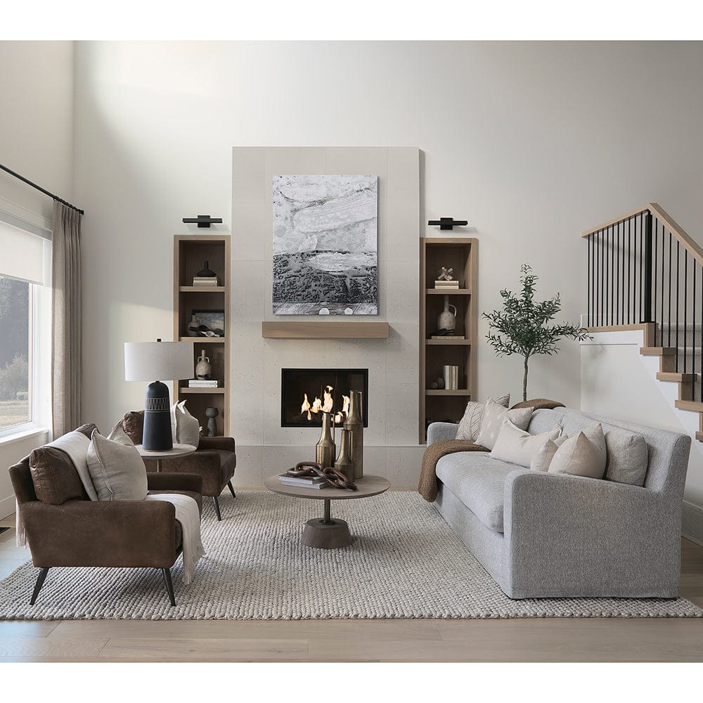 Mercana - Denly II 92.5 X 38.25 X 34.5 Frost Gray Slipcover Three Seater Sofa - 68722 view 11