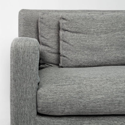 Mercana - Denly II 92" Casterock Gray Slipcover Three Seater Sofa - 68721_CLOSEOUT view 8