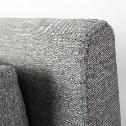 Mercana - Denly II 92" Casterock Gray Slipcover Three Seater Sofa - 68721_CLOSEOUT view 9