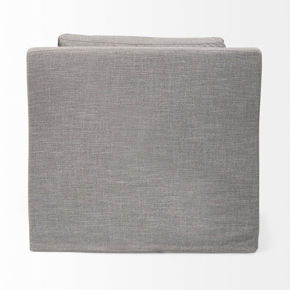 Mercana - Denly III 38 X 38.25 X 34.5 Flint Gray Slipcover Upholstered Arm Chair - 68724_CLOSEOUT view 5