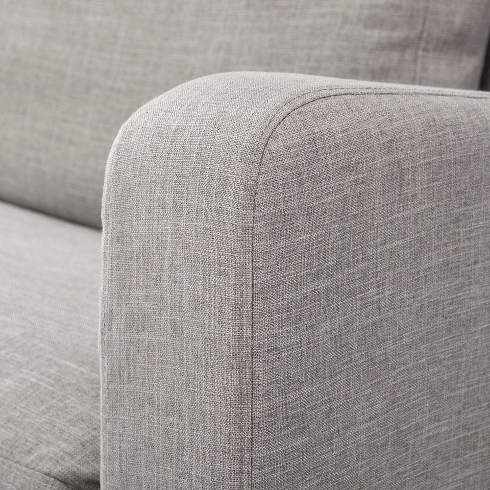 Mercana - Denly III 38 X 38.25 X 34.5 Flint Gray Slipcover Upholstered Arm Chair - 68724_CLOSEOUT view 6