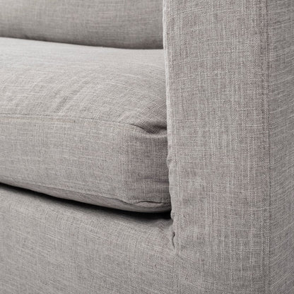 Mercana - Denly III 38 X 38.25 X 34.5 Flint Gray Slipcover Upholstered Arm Chair - 68724_CLOSEOUT view 7