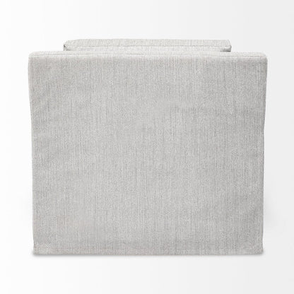 Mercana - Denly III 38 X 38.25 X 34.5 Frost Gray Slipcover Upholstered Arm Chair - 68726 view 5