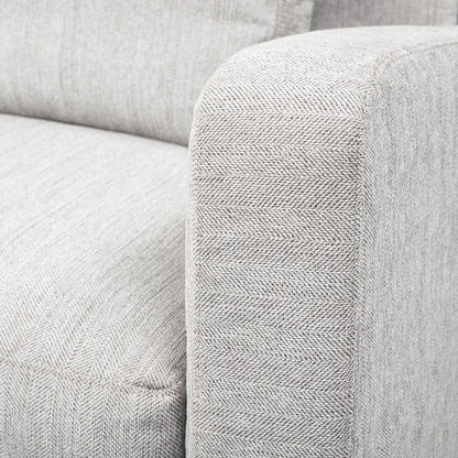 Mercana - Denly III 38 X 38.25 X 34.5 Frost Gray Slipcover Upholstered Arm Chair - 68726 view 6