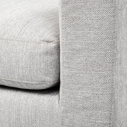 Mercana - Denly III 38 X 38.25 X 34.5 Frost Gray Slipcover Upholstered Arm Chair - 68726 view 7