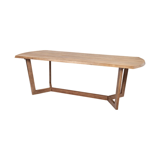 Mercana - Denver 91.5x38 Rectangular Brown Solid Wood Top & Base Dining Table - 69031-AB view 1