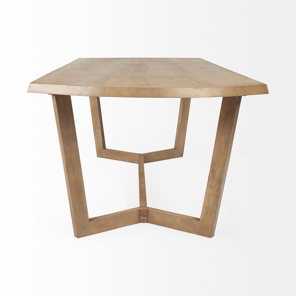 Mercana - Denver 91.5x38 Rectangular Brown Solid Wood Top & Base Dining Table - 69031-AB view 4