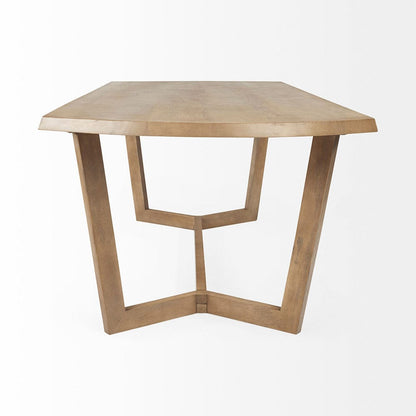 Mercana - Denver 91.5x38 Rectangular Brown Solid Wood Top & Base Dining Table - 69031-AB view 4
