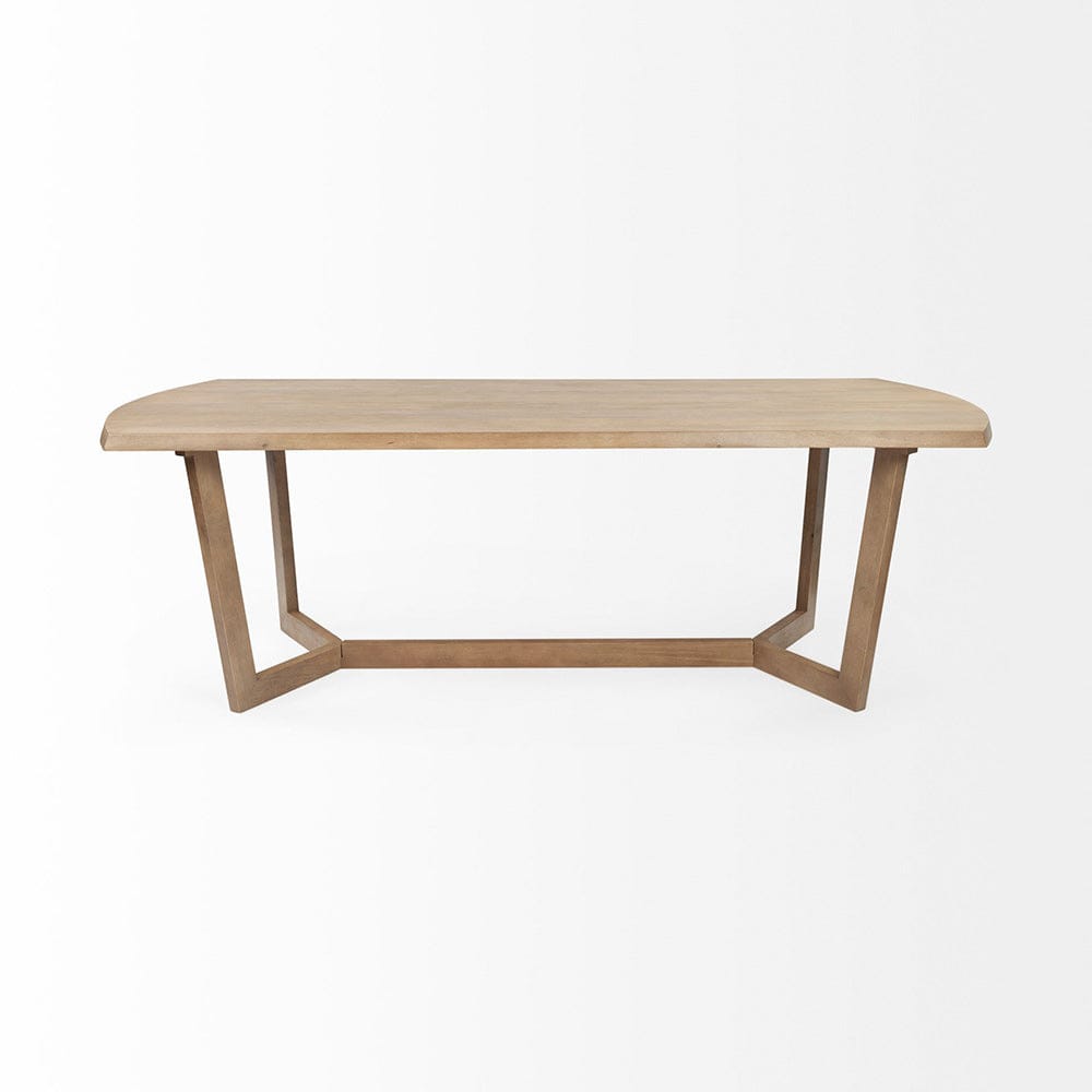 Mercana - Denver 91.5x38 Rectangular Brown Solid Wood Top & Base Dining Table - 69031-AB view 5