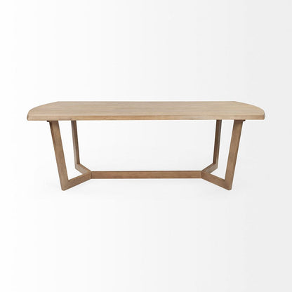 Mercana - Denver 91.5x38 Rectangular Brown Solid Wood Top & Base Dining Table - 69031-AB view 5