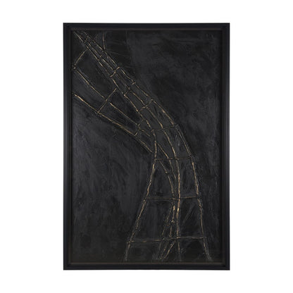 Mercana - Descent I by Studio M a handmade Original Framed 3D Textured Artwork under Glass - 15596 view 1