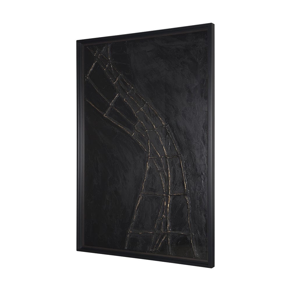 Mercana - Descent I by Studio M a handmade Original Framed 3D Textured Artwork under Glass - 15596 view 2