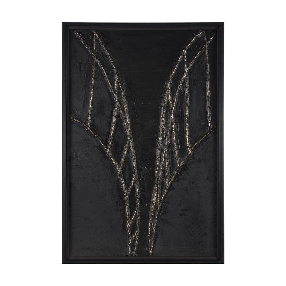Mercana - Descent II by Studio M a handmade Original Framed 3D Textured Artwork under Glass - 15597 view 1