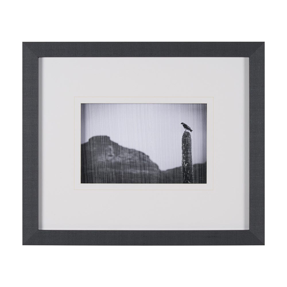 Mercana - Desert Hunter by Nathan Larson a Hand Embelished Textured Framed Art Print Matted under Glass - 15467 view 1