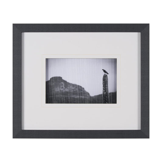 Mercana - Desert Hunter by Nathan Larson a Hand Embelished Textured Framed Art Print Matted under Glass - 15467 view 1