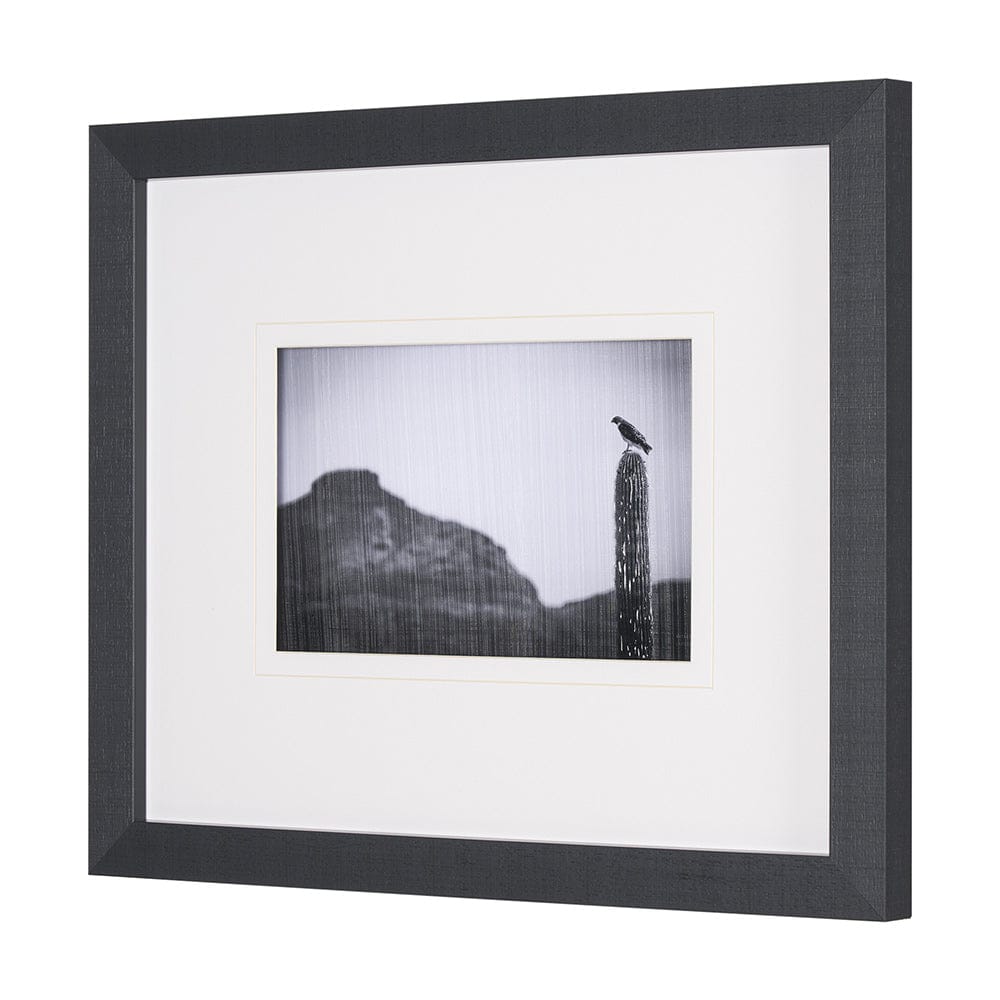 Mercana - Desert Hunter by Nathan Larson a Hand Embelished Textured Framed Art Print Matted under Glass - 15467 view 2