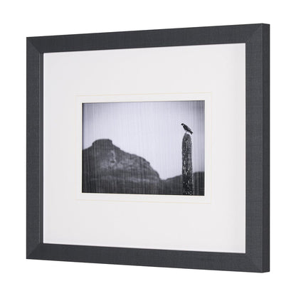 Mercana - Desert Hunter by Nathan Larson a Hand Embelished Textured Framed Art Print Matted under Glass - 15467 view 2