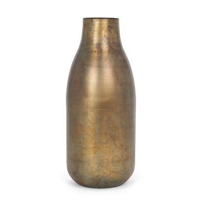Mercana - Devi Tall Oxidized Gold Metal Vase - 70521 view 1