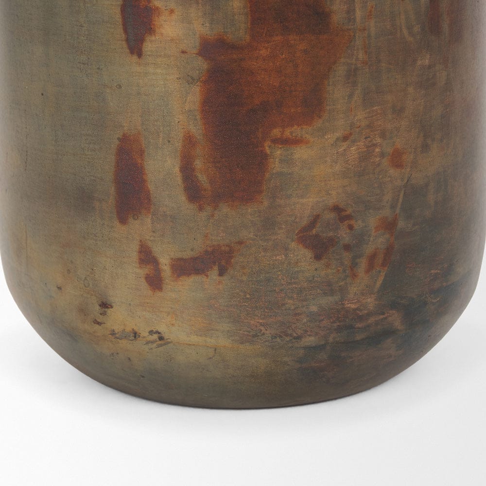 Mercana - Devi Tall Oxidized Gold Metal Vase - 70521 view 5