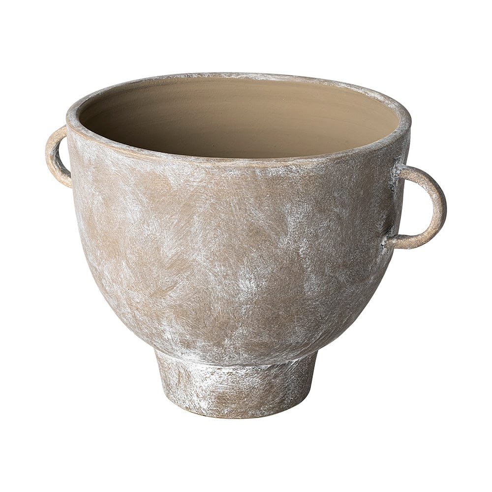 Mercana - Deya Large Rustic Brown Ceramic Vase - 68912 view 1