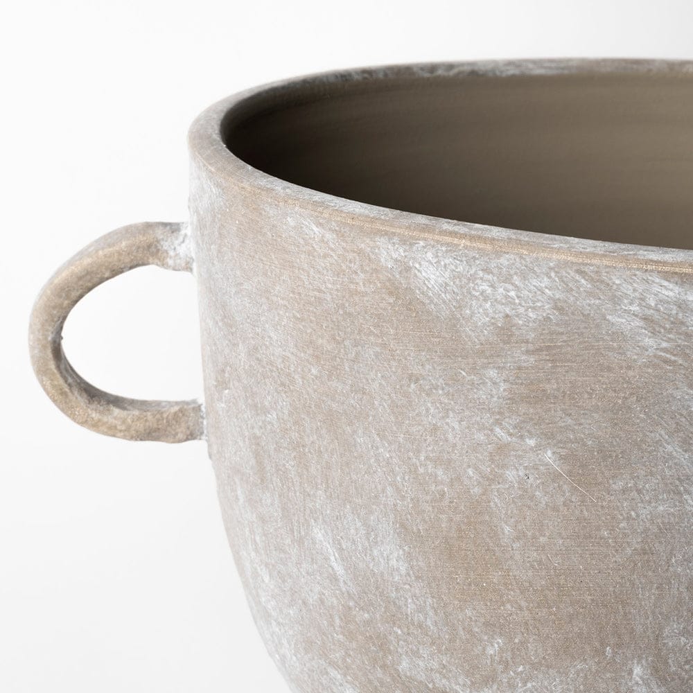 Mercana - Deya Large Rustic Brown Ceramic Vase - 68912 view 6