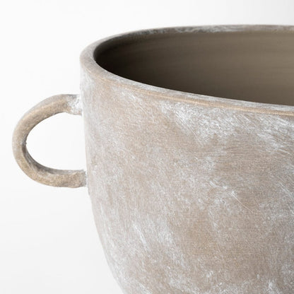 Mercana - Deya Large Rustic Brown Ceramic Vase - 68912 view 6