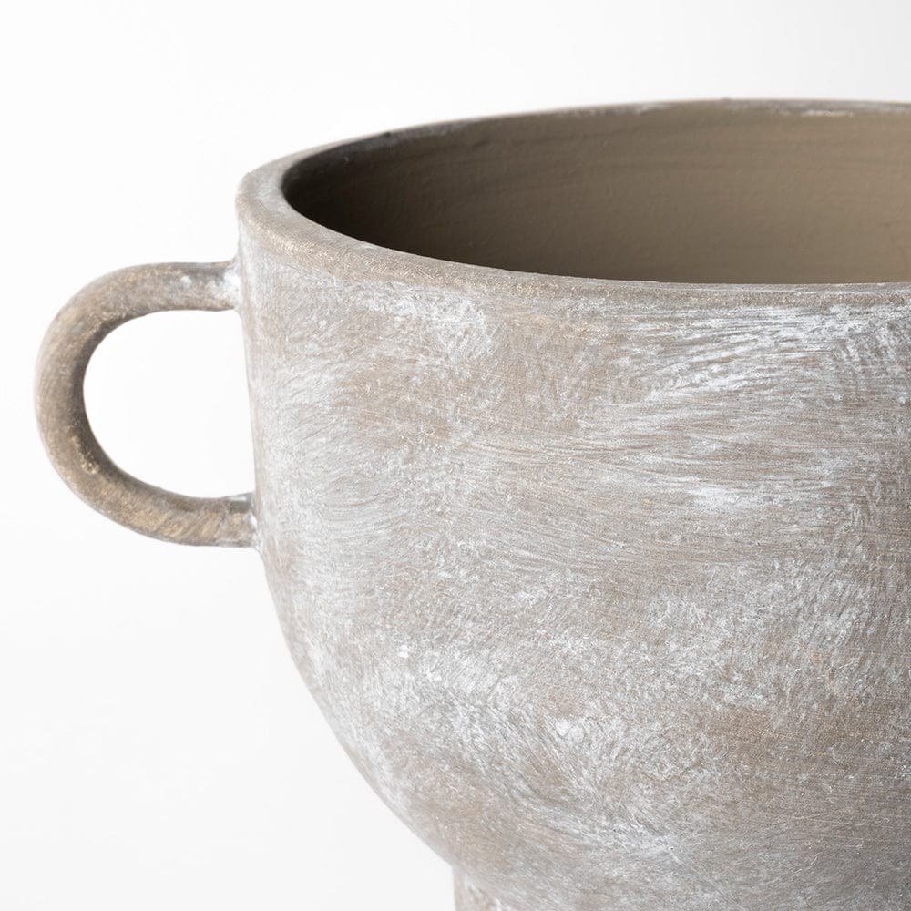 Mercana - Deya Small Rustic Brown Ceramic Vase - 68911 view 6