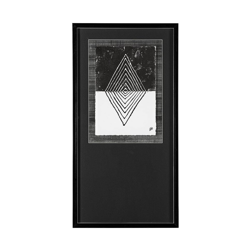 Mercana - Diamond by Studio M a handmade Original Framed Artwork under Glass - 13312 view 1