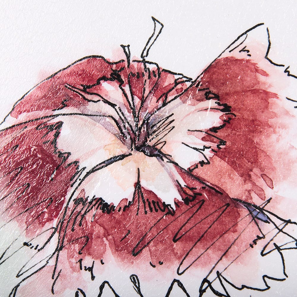 Mercana - Dianthus I by Mercana Studio a Hand Embellished Textured Framed Art Print - 13656 view 7