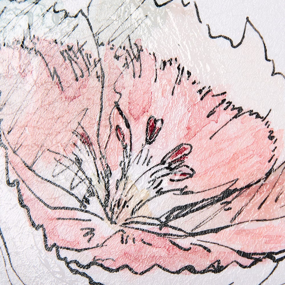 Mercana - Dianthus I by Mercana Studio a Hand Embellished Textured Framed Art Print - 13656 view 9