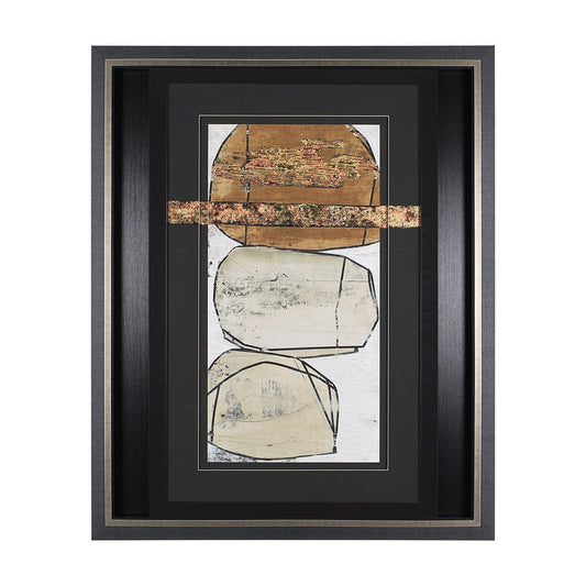 Mercana - Dim Sum II by Nancy Ngo a Hand Embellished Textured Framed Art Print Matted under Glass - 14732 view 1