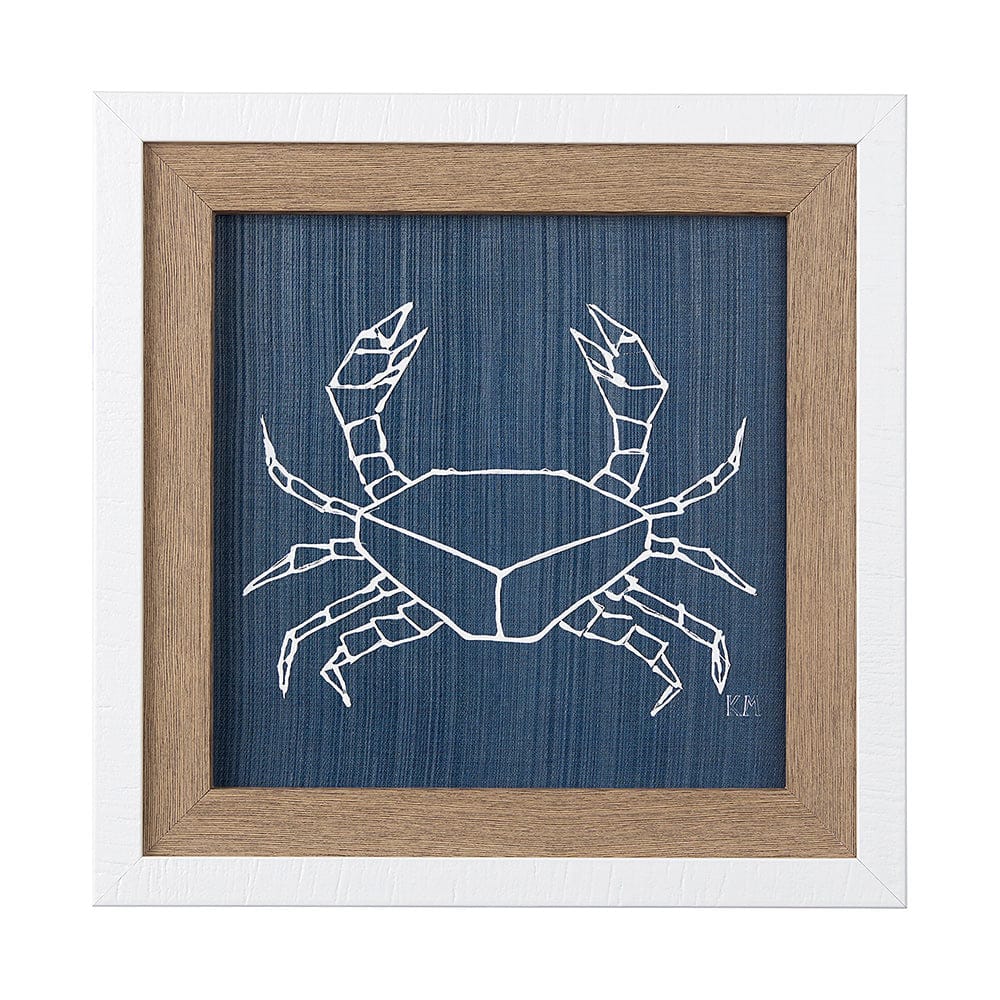 Mercana - Dimegemess Crab I by Mercana Studio a Hand Embellished Textured Framed Art Print - 14043 view 1