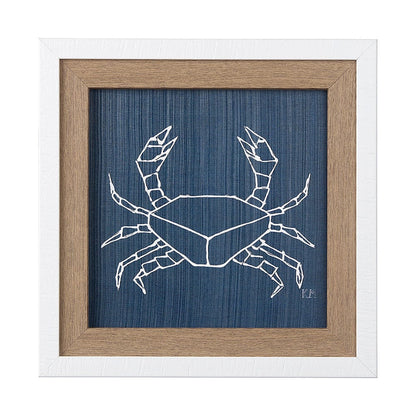 Mercana - Dimegemess Crab I by Mercana Studio a Hand Embellished Textured Framed Art Print - 14043 view 1