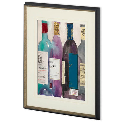 Mercana - Dinner Party II by Samuel Dixon a Hand Embellished Textured Framed Art Print Matted under Glass - 10458 view 1