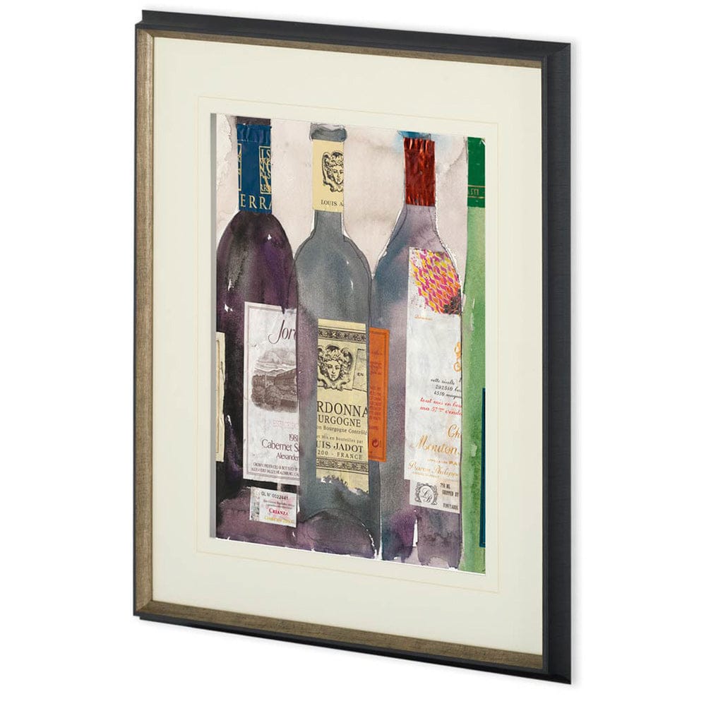 Mercana - Dinner Party III by Samuel Dixon a Hand Embellished Textured Framed Art Print Matted under Glass - 10459 view 1