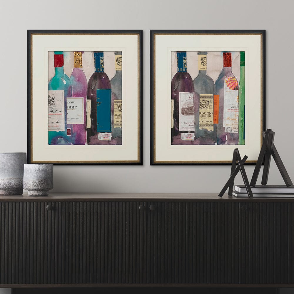 Mercana - Dinner Party III by Samuel Dixon a Hand Embellished Textured Framed Art Print Matted under Glass - 10459 view 5