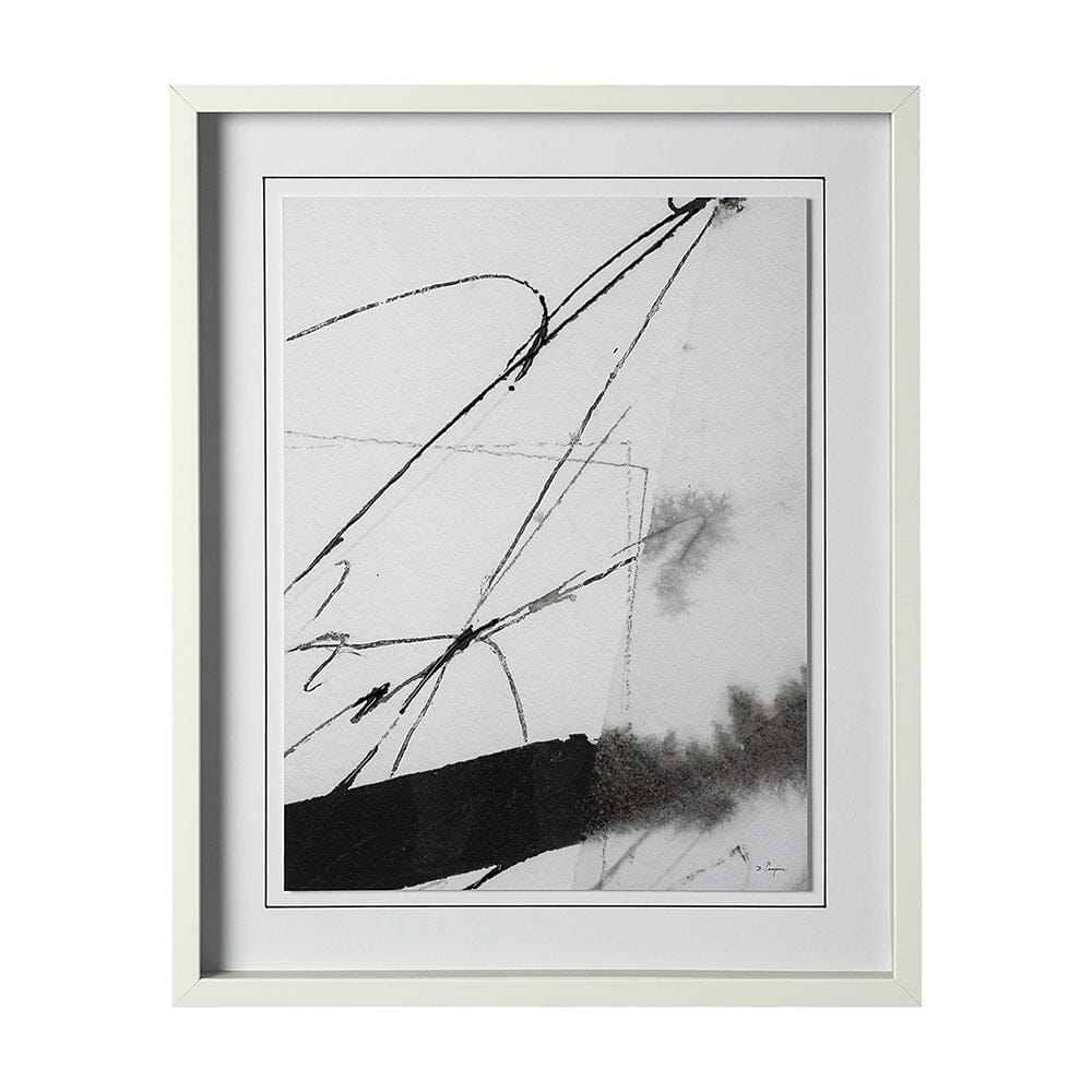 Mercana - Directions I by Mercana Studio a Hand Embellished Textured Framed Art Print Matted under Glass - 12811 view 1