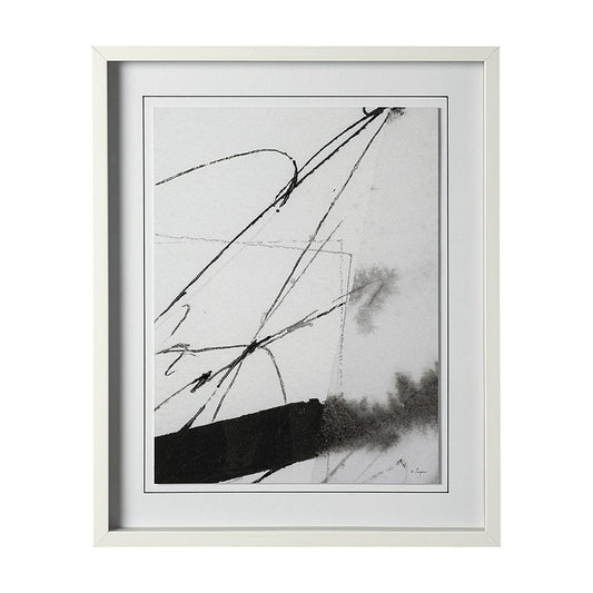 Mercana - Directions I by Mercana Studio a Hand Embellished Textured Framed Art Print Matted under Glass - 12811 view 1