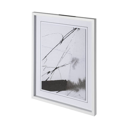 Mercana - Directions I by Mercana Studio a Hand Embellished Textured Framed Art Print Matted under Glass - 12811 view 2