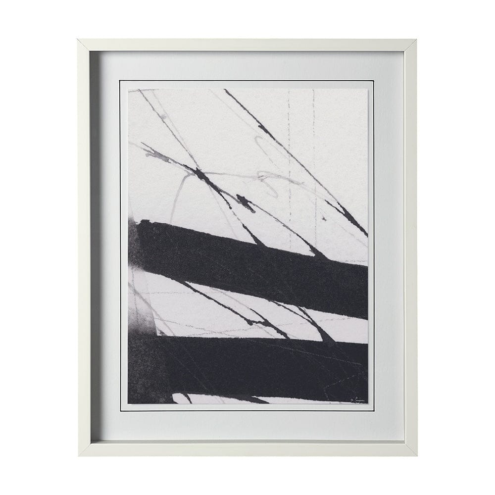 Mercana - Directions II by Mercana Studio a Hand Embellished Textured Framed Art Print Matted under Glass - 12812 view 1