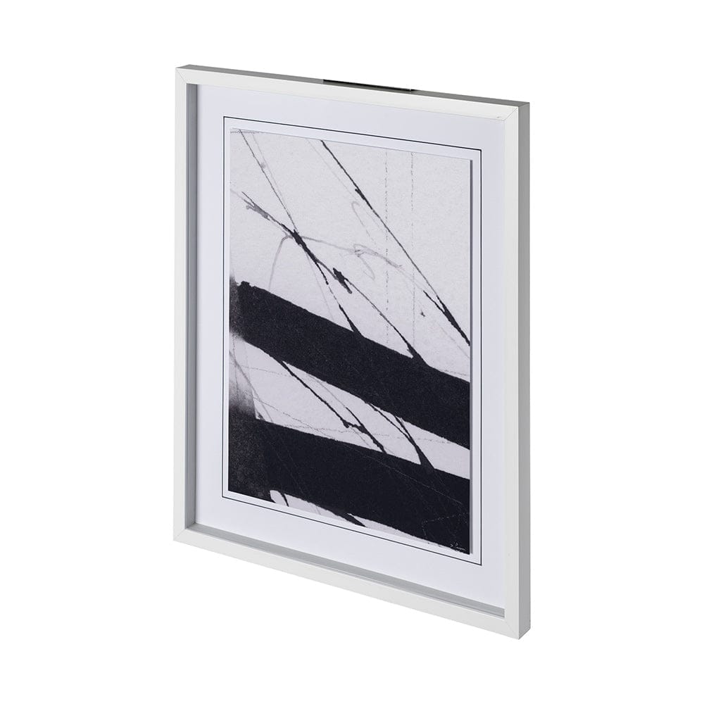 Mercana - Directions II by Mercana Studio a Hand Embellished Textured Framed Art Print Matted under Glass - 12812 view 4