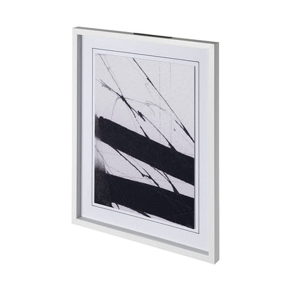 Mercana - Directions II by Mercana Studio a Hand Embellished Textured Framed Art Print Matted under Glass - 12812 view 4