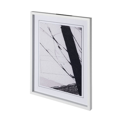 Mercana - Directions III by Mercana Studio a Hand Embellished Textured Framed Art Print Matted under Glass - 12813 view 4