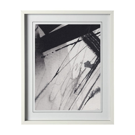 Mercana - Directions VI by Mercana Studio a Hand Embellished Textured Framed Art Print Matted under Glass - 12816 view 1