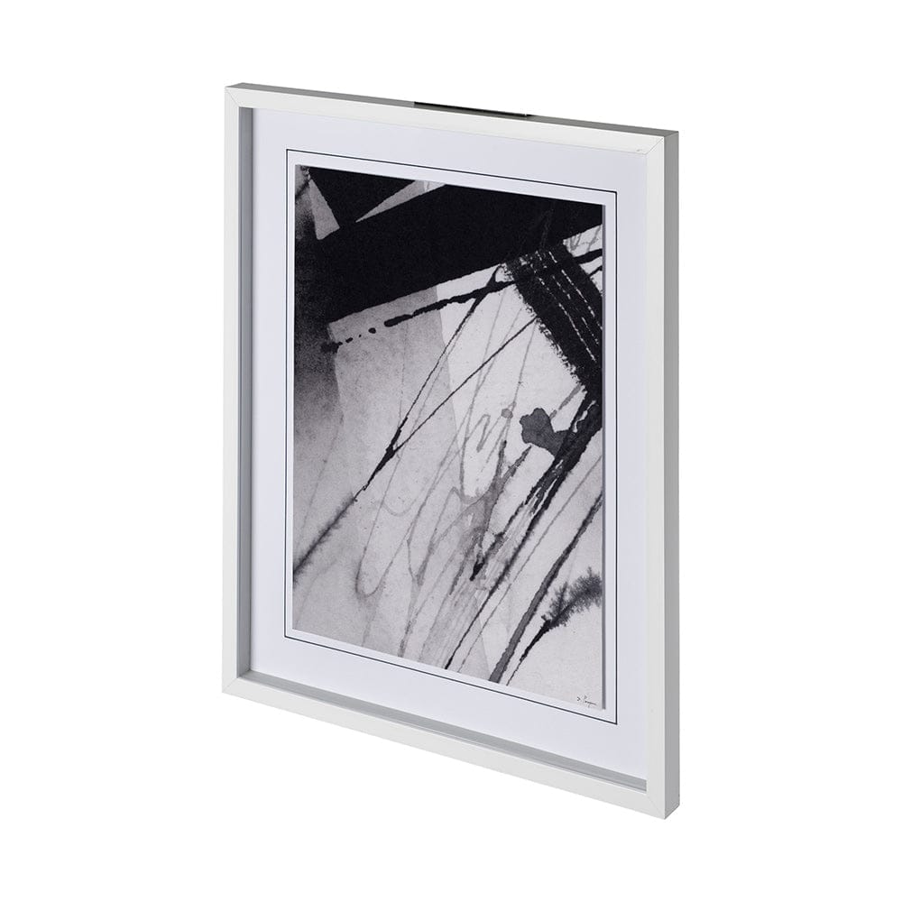 Mercana - Directions VI by Mercana Studio a Hand Embellished Textured Framed Art Print Matted under Glass - 12816 view 4