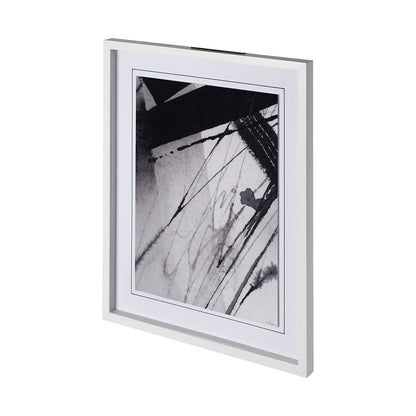 Mercana - Directions VI by Mercana Studio a Hand Embellished Textured Framed Art Print Matted under Glass - 12816 view 4